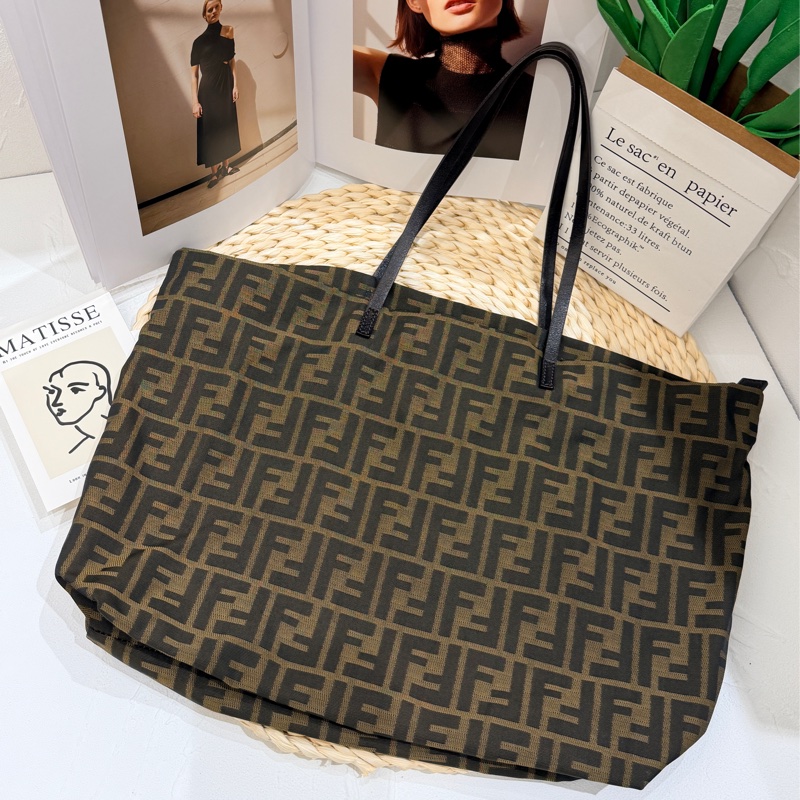 Fendi Zucca Roll Tote-0