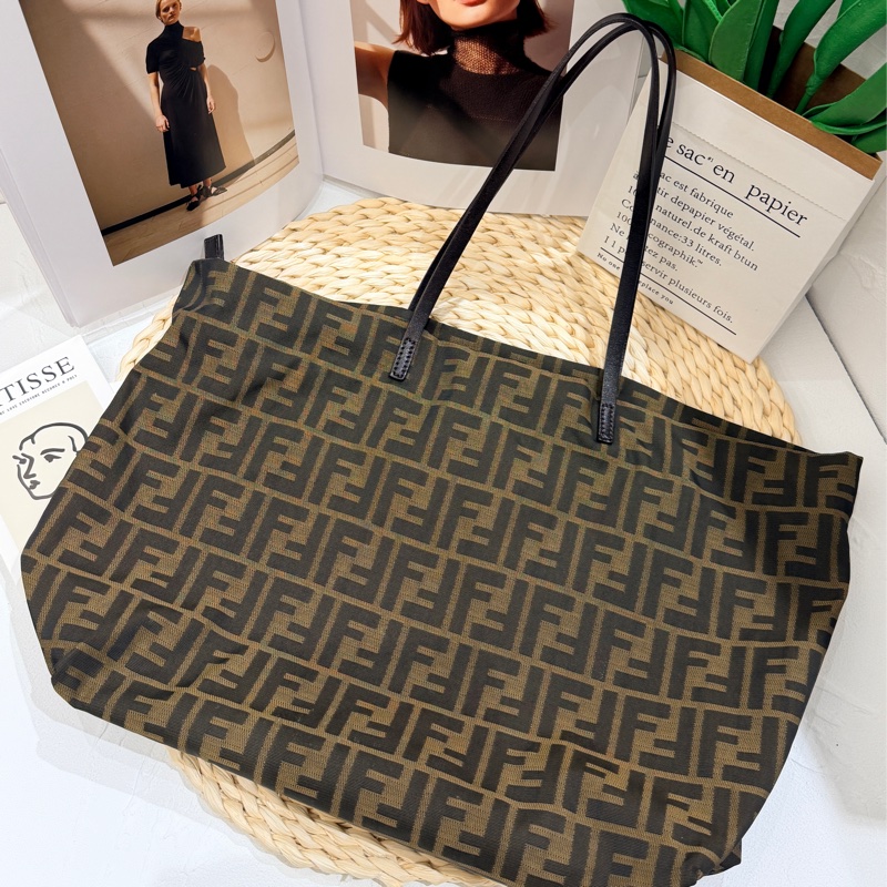Fendi Zucca Roll Tote-1