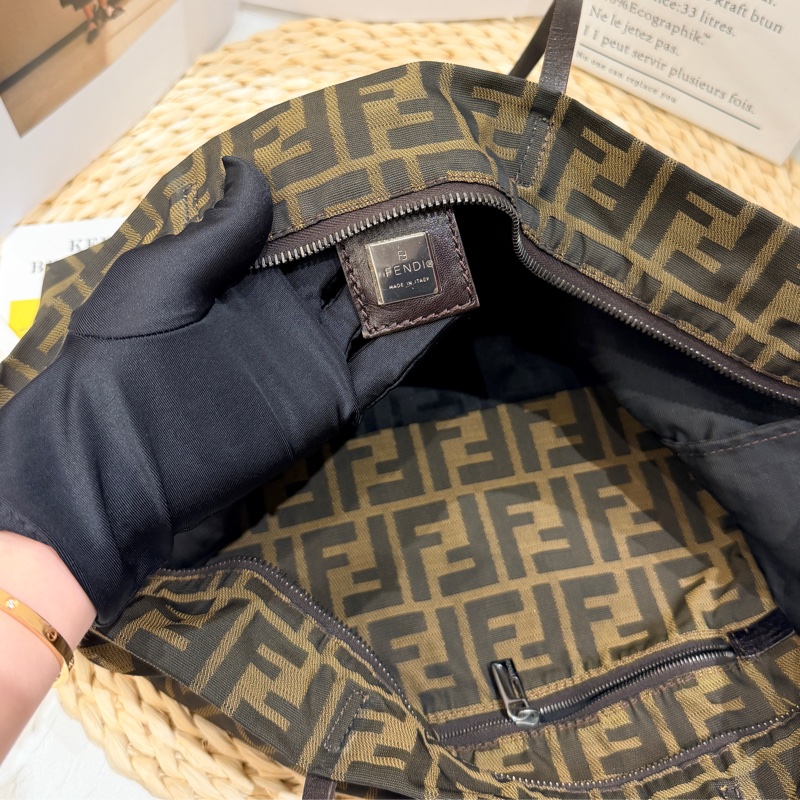 Fendi Zucca Roll Tote-2