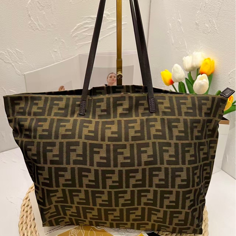 Fendi Zucca Roll Tote-6