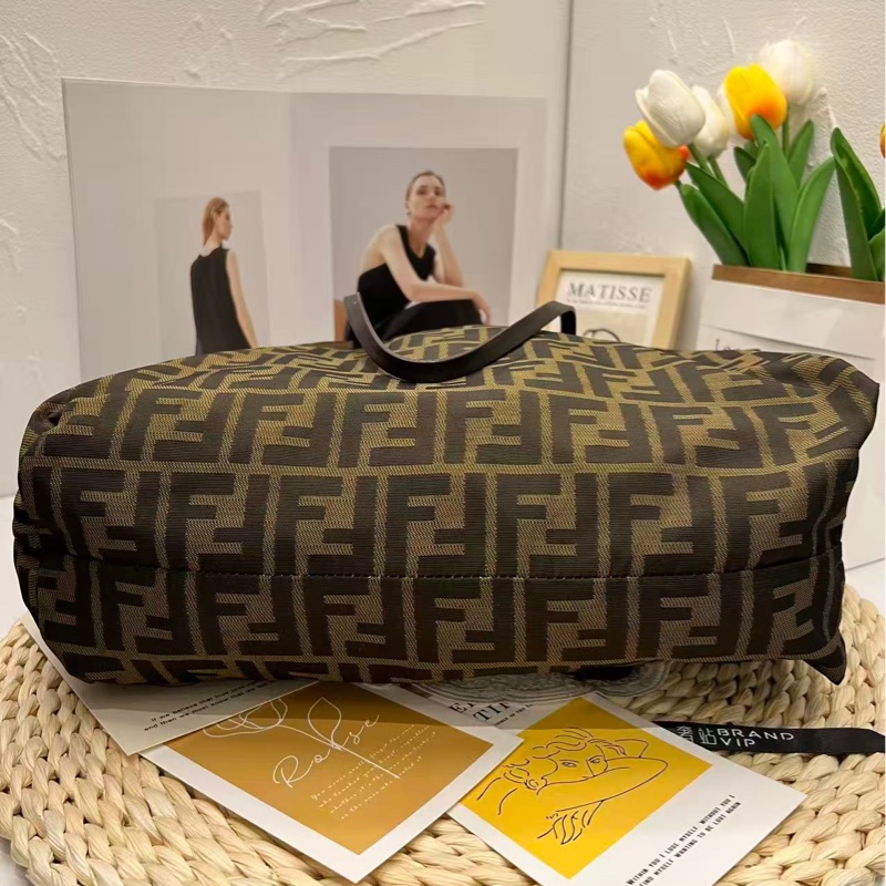 Fendi Zucca Roll Tote-7