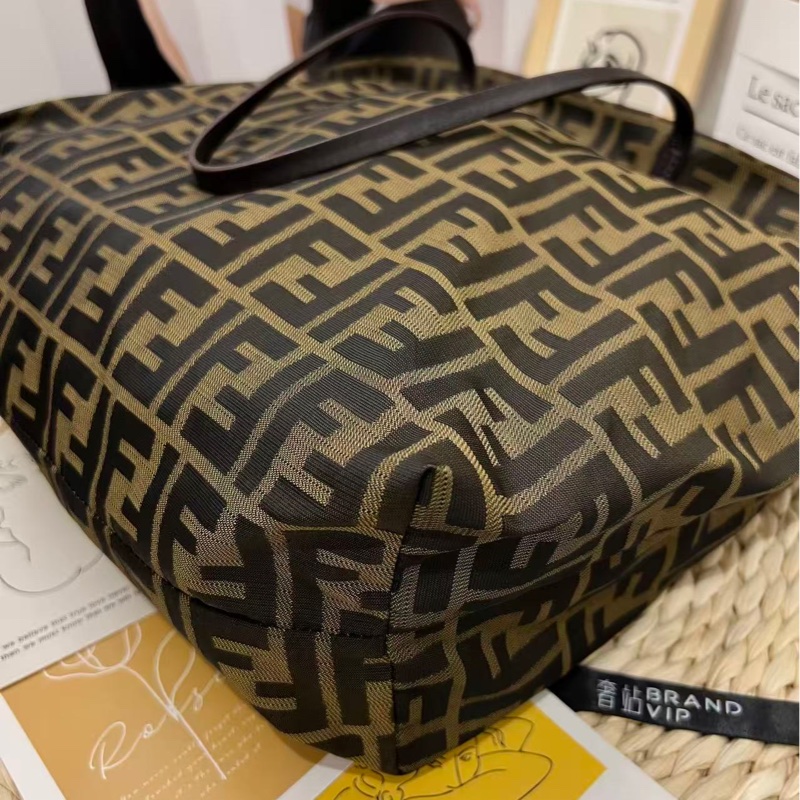 Fendi Zucca Roll Tote-14