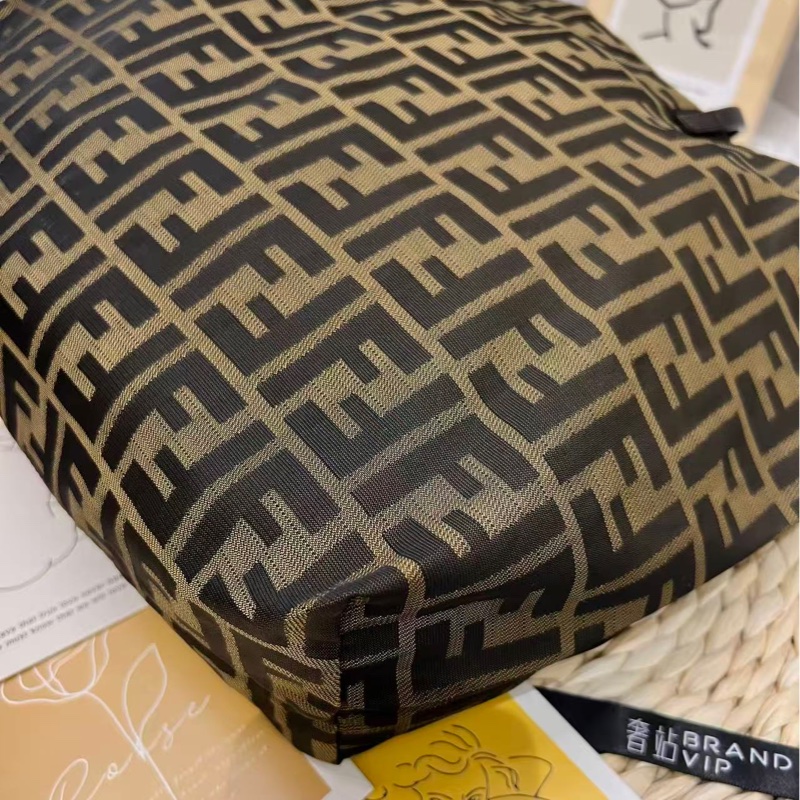 Fendi Zucca Roll Tote-16