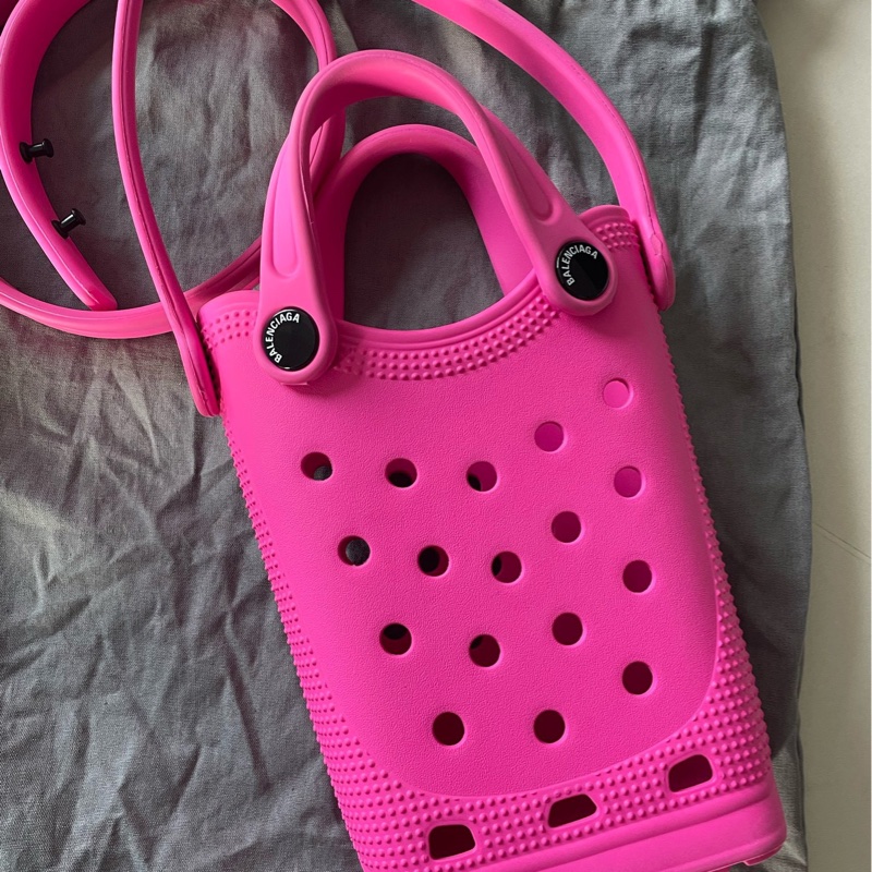 全新 Balenciaga crocs合作聯名款 菜籃子 有塵袋-0