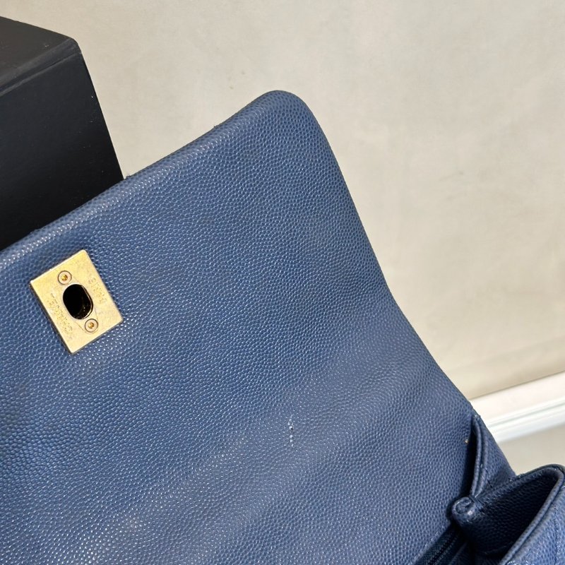 CHANEL Coco handle - 小號藍金24開-12