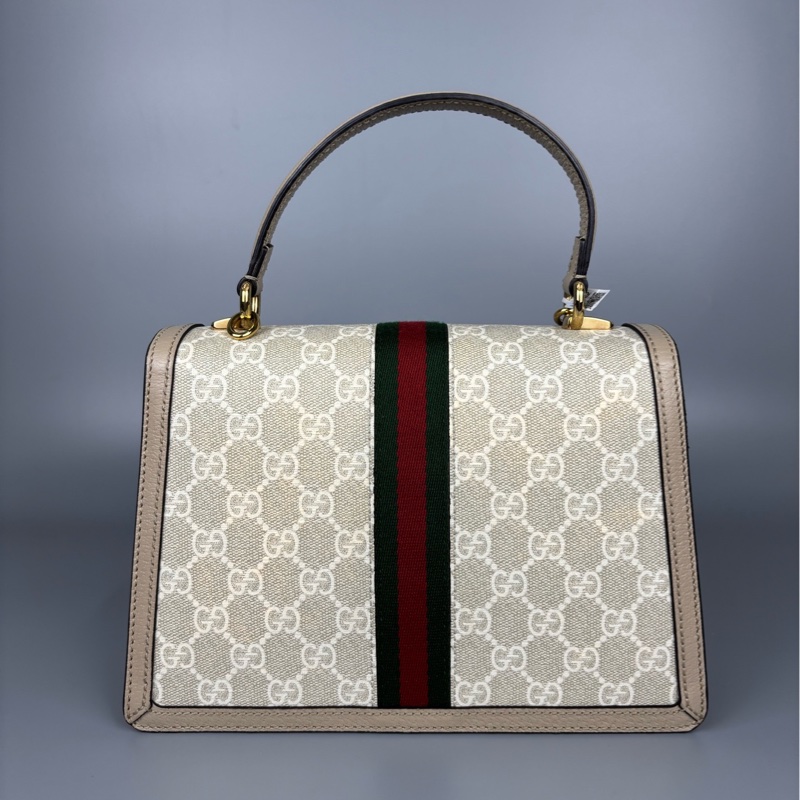 Gucci古馳 Ophidia 燕麥色郵差包-1
