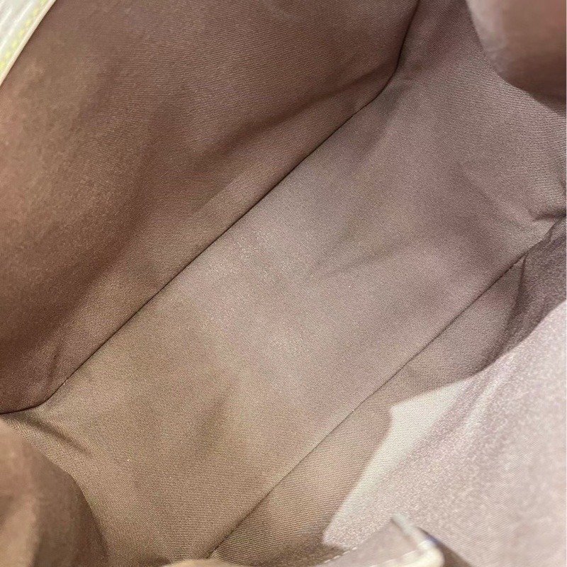 LV老花竪版南瓜包 白皮閒置品-1