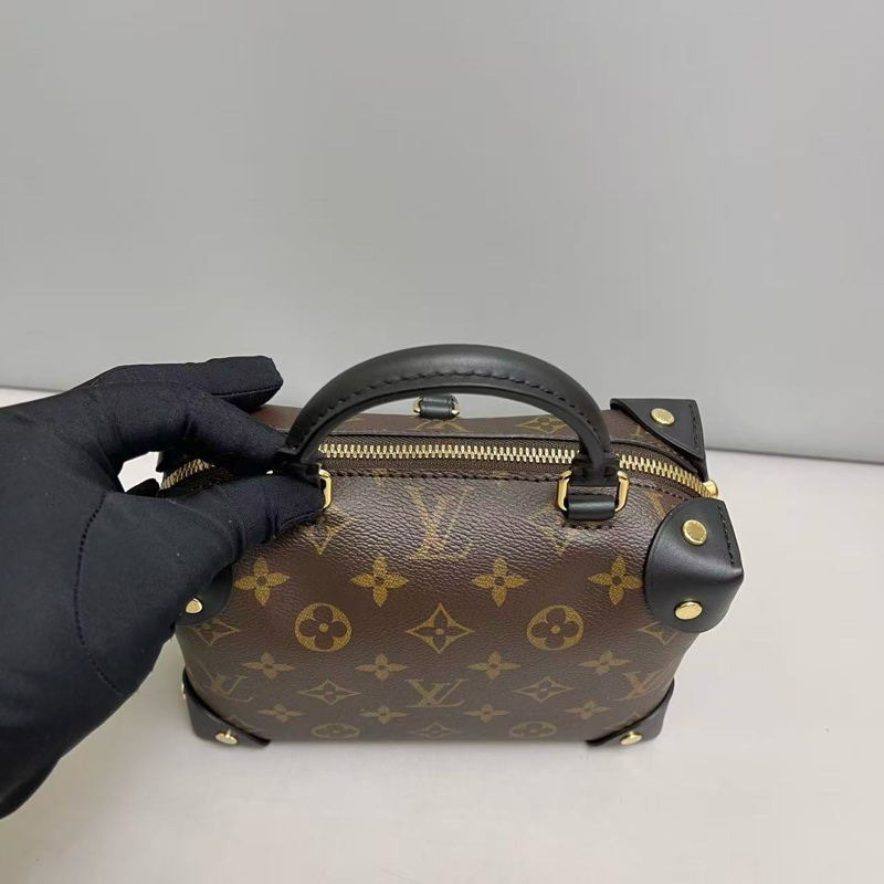 🌷新款芯片款！Louis Vuitton Petite Malle Souple老花八角盒-5
