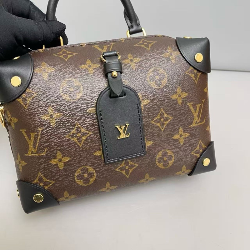 🌷新款芯片款！Louis Vuitton Petite Malle Souple老花八角盒-7