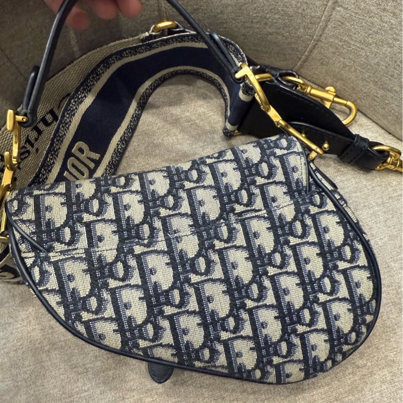 Dior迪奧馬鞍包 小號 帶肩帶-3