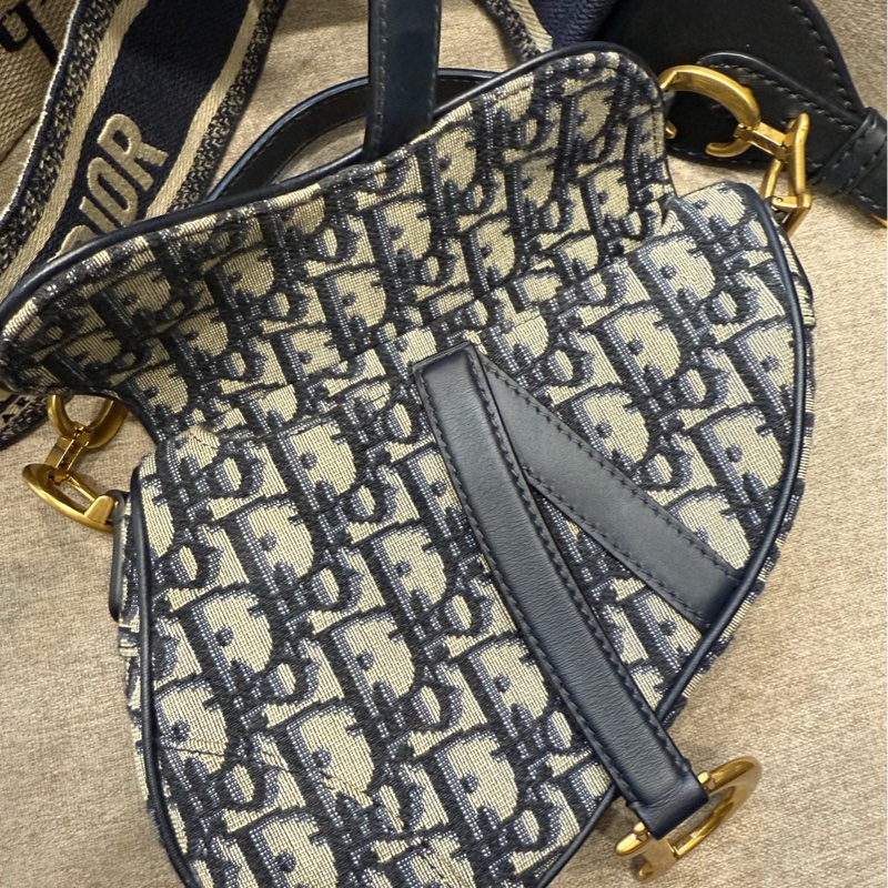 Dior迪奧馬鞍包 小號 帶肩帶-4