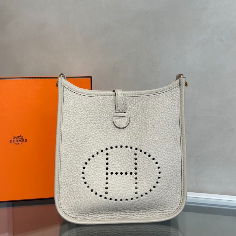 HERMES Mini evelyne - 冰川白金 U-0