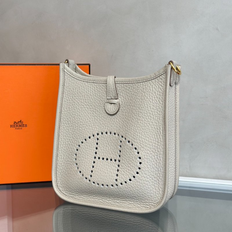 HERMES Mini evelyne - 冰川白金 U-3