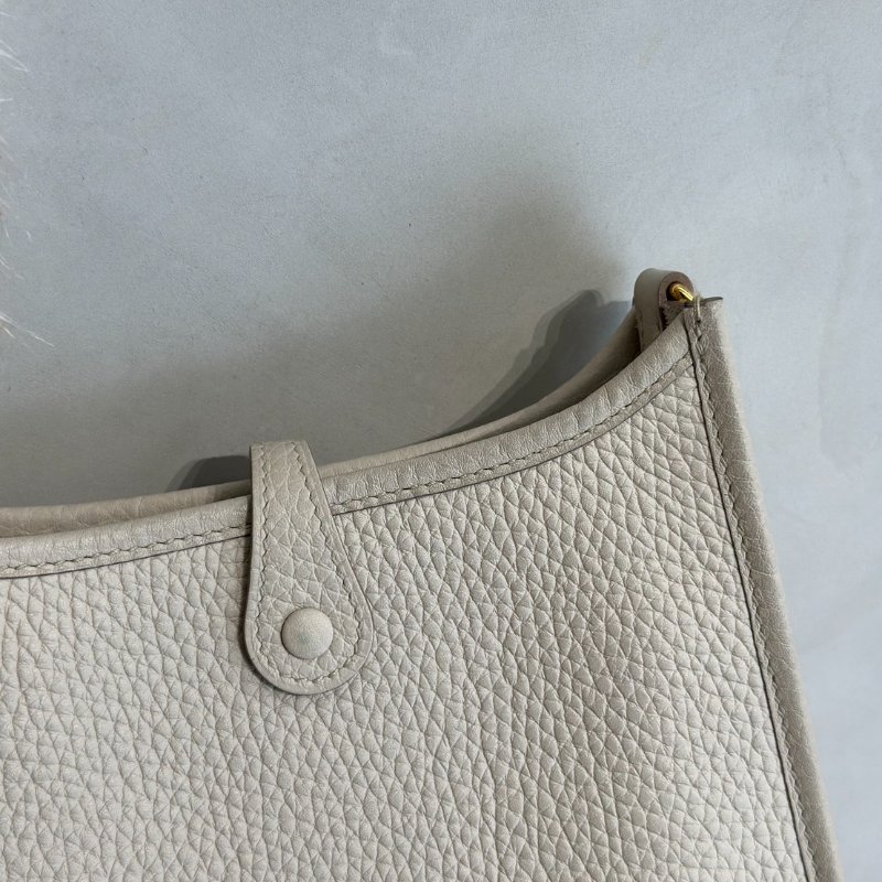 HERMES Mini evelyne - 冰川白金 U-10