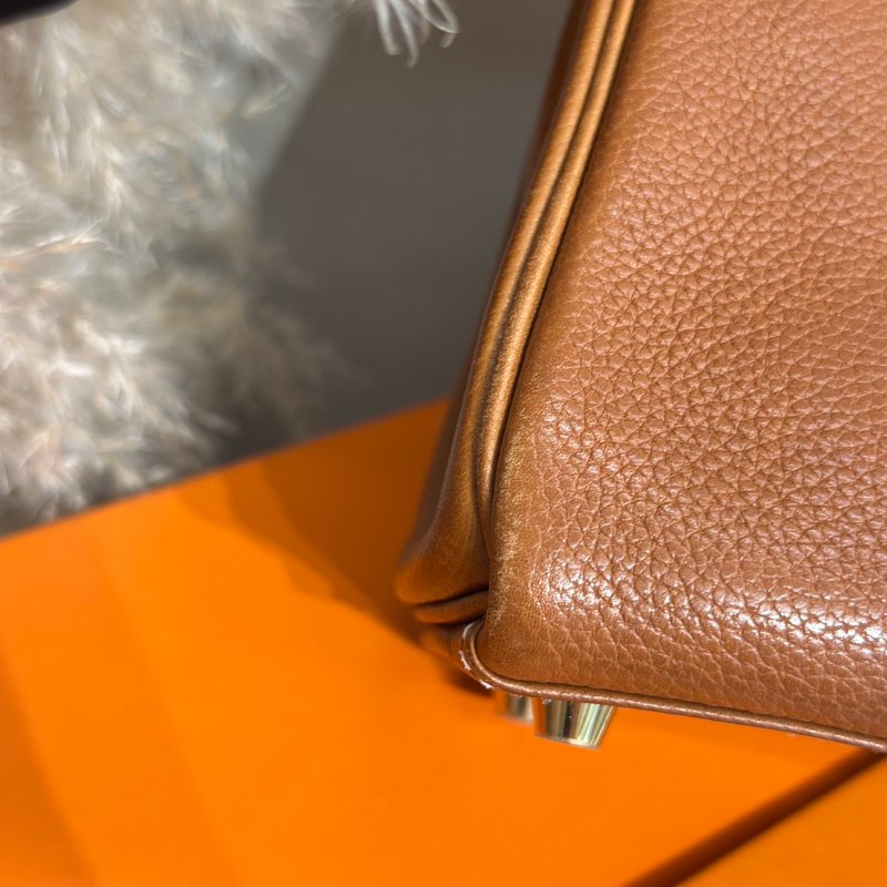 HERMES Kelly 25 馬鞍皮 - 金棕金 Z-9