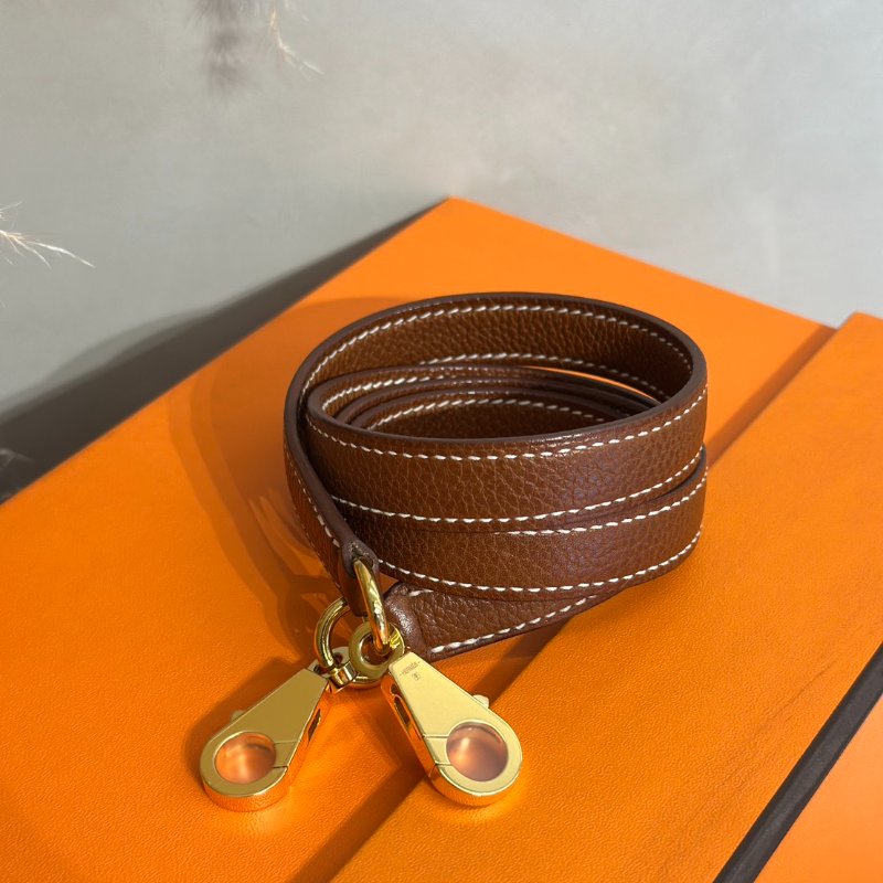 HERMES Kelly 25 馬鞍皮 - 金棕金 Z-11