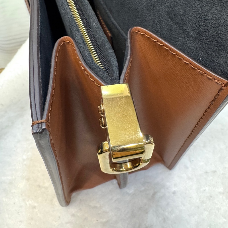 🍂路易威登中號達芙妮LV原花雙色金釦達芙妮 Dauphine MM側背包M45958-17