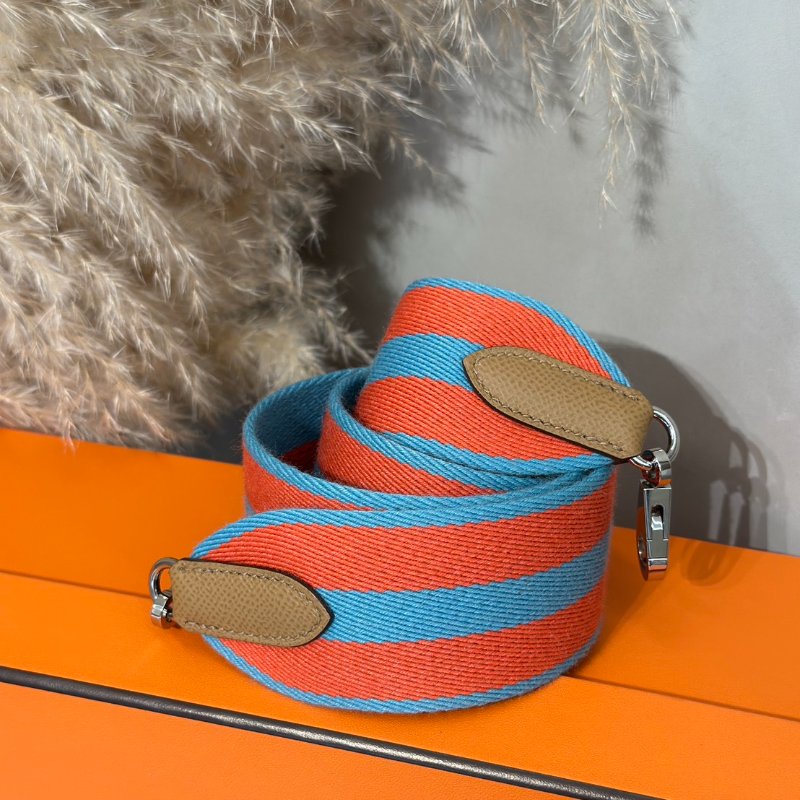 HERMES Bolide 25 - 餅乾銀配編織背帶 U-8