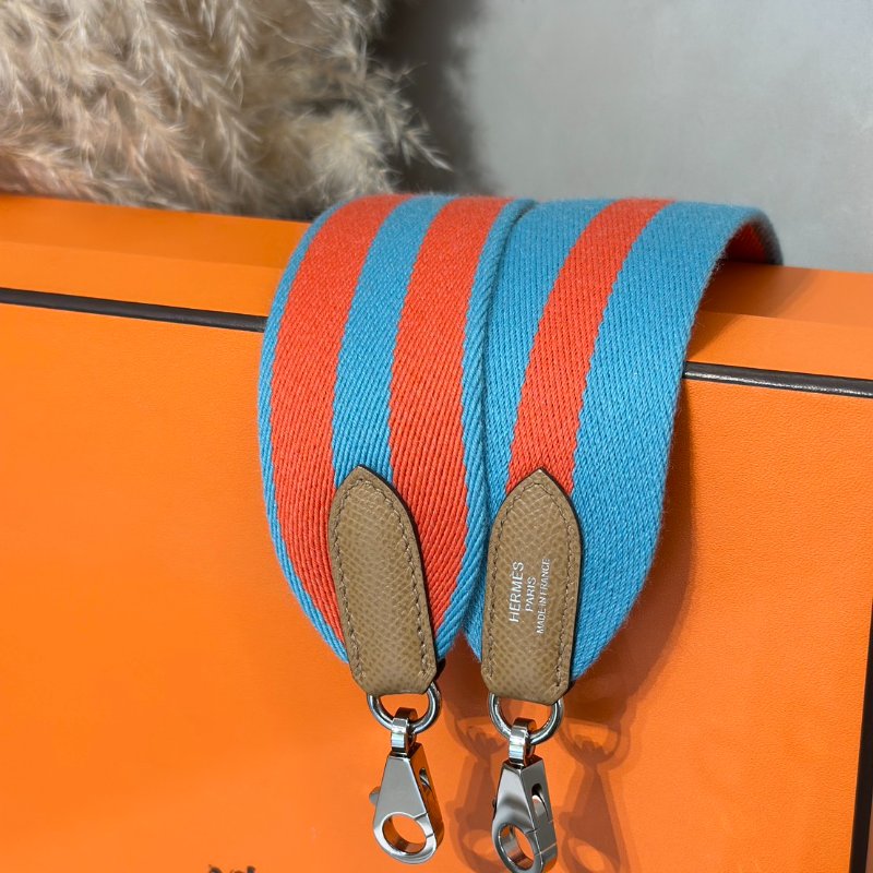HERMES Bolide 25 - 餅乾銀配編織背帶 U-9