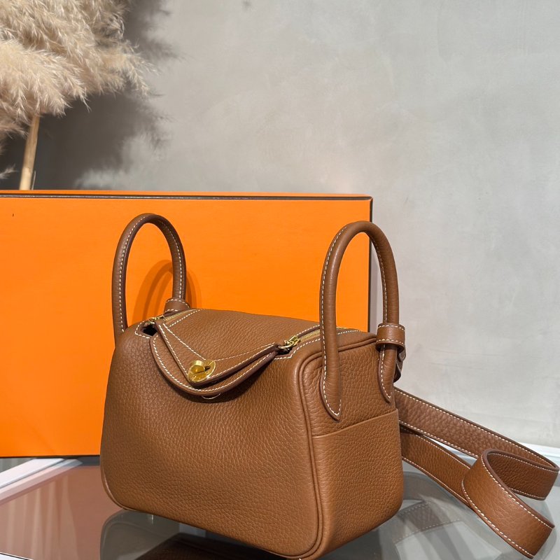 HERMES Mini lindy - 金棕金 U-3