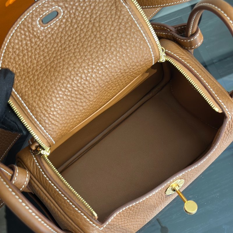 HERMES Mini lindy - 金棕金 U-7