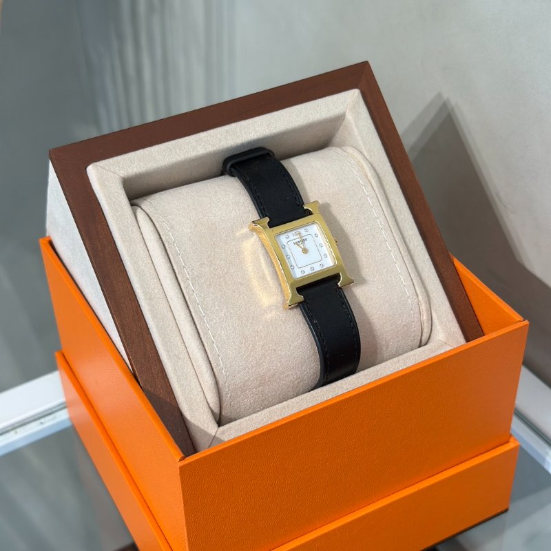 HERMES Heure H腕錶 - 25 黑金-1