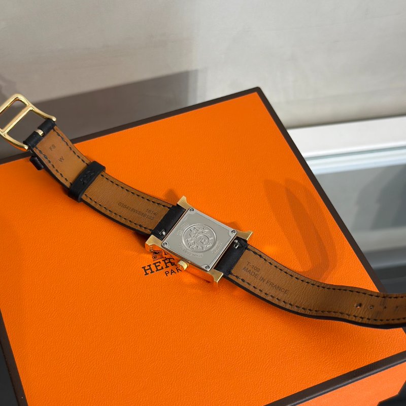 HERMES Heure H腕錶 - 25 黑金-6