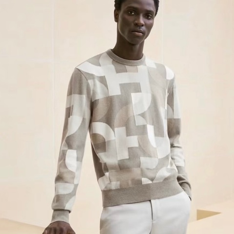 HERMÈS 愛馬仕  男款圓領針織衫