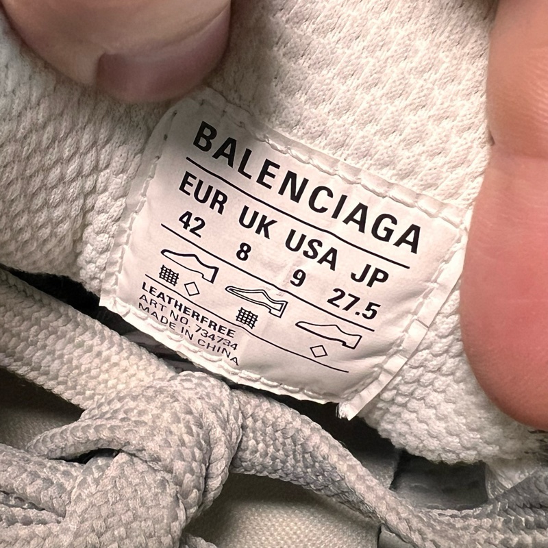 巴黎世家 Balenciaga xxxl 3xl 做舊款 老爹鞋 白銀 42碼-7