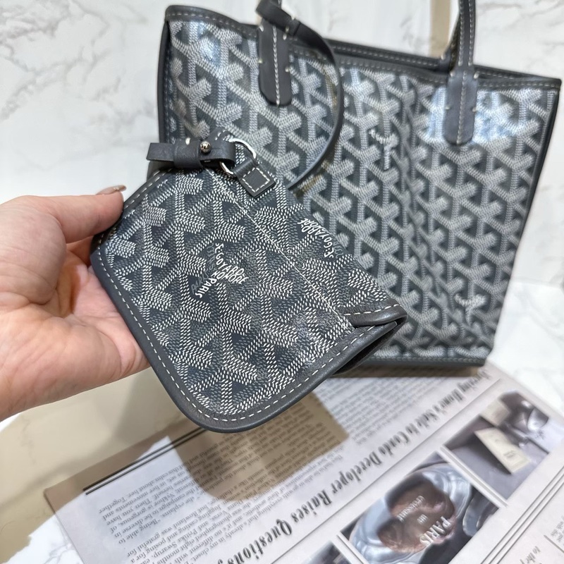 降價囉🎉GOYARD MINI TOTE 灰色-2