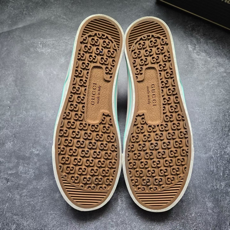 GUCCI古馳 TENNIS 1977 卡通印花板鞋 41.5碼  98新-5