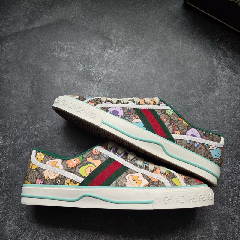 GUCCI古馳 TENNIS 1977 卡通印花板鞋 41.5碼  98新-6