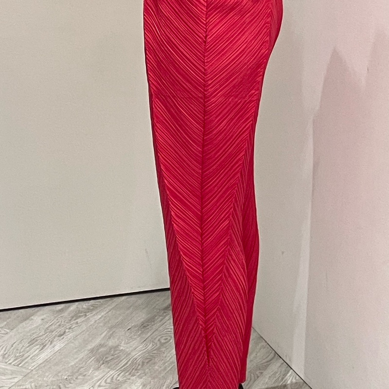 ▪️富貴選物FUGUEI▪️PP  三宅一生 玫瑰粉色 八片斜紋長褲-1