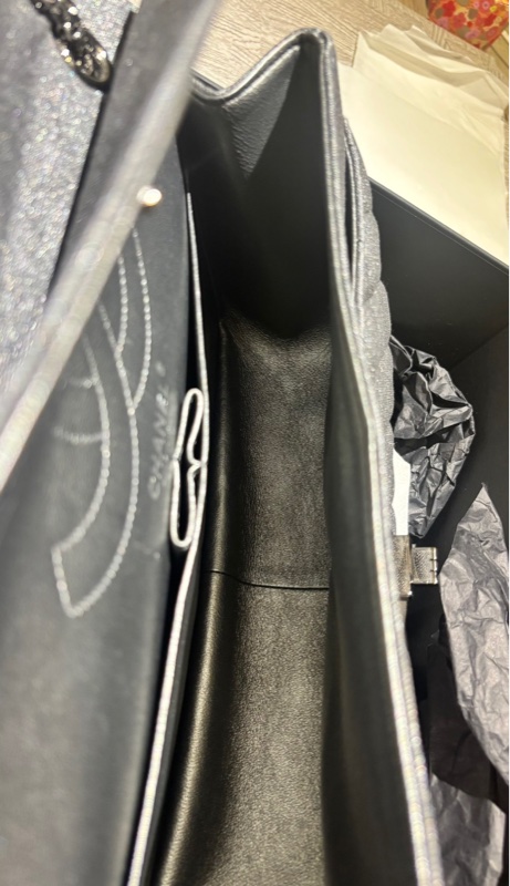 ✨Chanel 限量2.55灰色 閃閃的😍 有保卡🩶-5