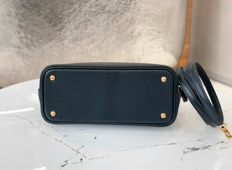 Hermes愛馬仕 mini bolide 6O松柏綠/金扣 山羊皮 k刻 o-1