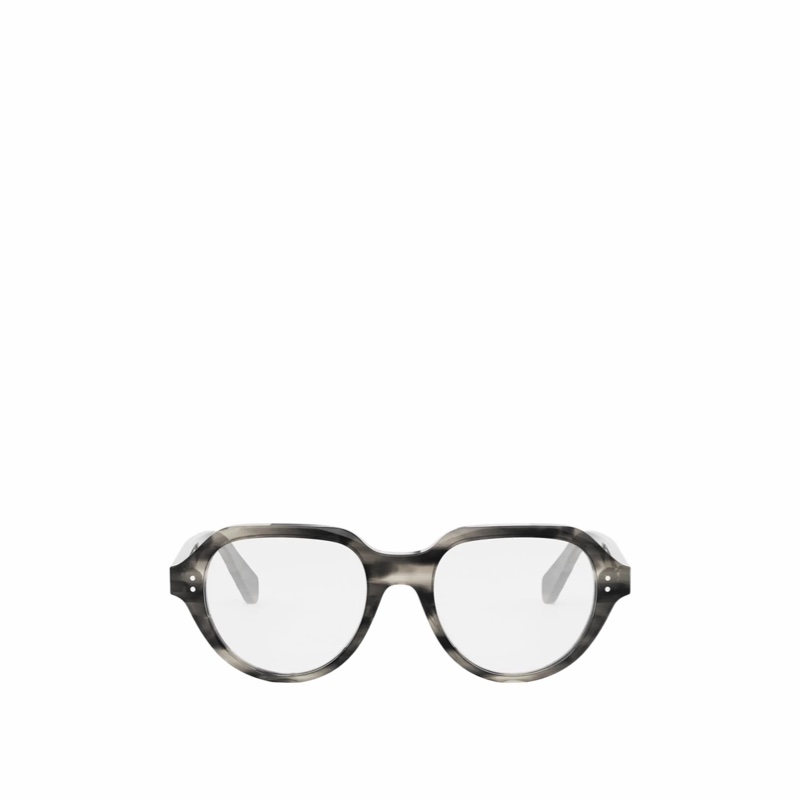 Celine 男士 全框平光鏡52碼橋寬: 1.9cm; 鏡腿長: 14.5cm; 鏡片直徑: 5.2cm-2