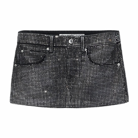 Alexander Wang 女士 水晶迷你裙26 27 28 30