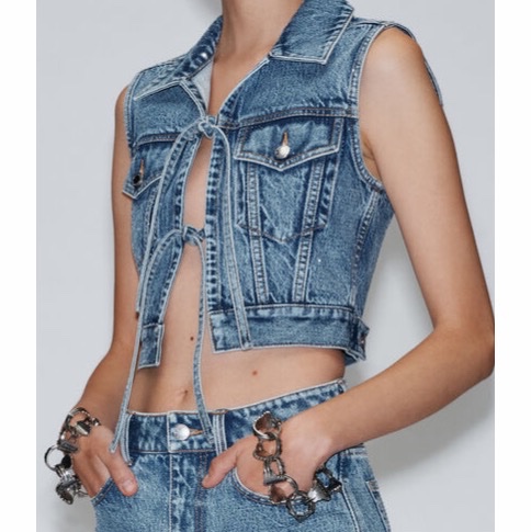 Alexander Wang 女士 牛仔背心XXS XS S L碼-2