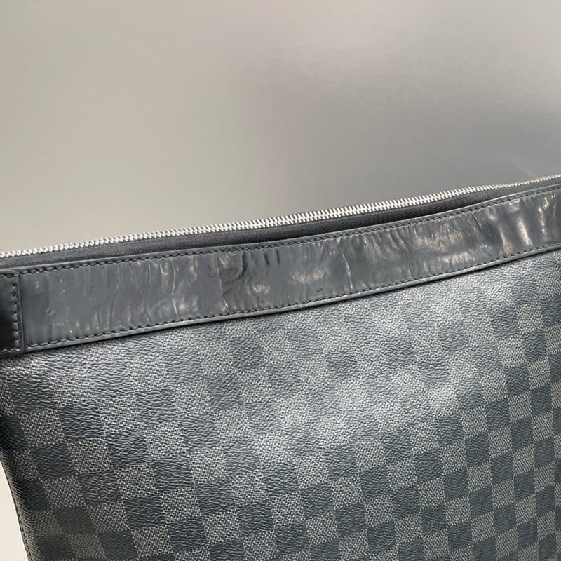 Louis Vuitton 路易威登 Mick棋盤格單肩斜挎包 經典百搭 🈚附件-4