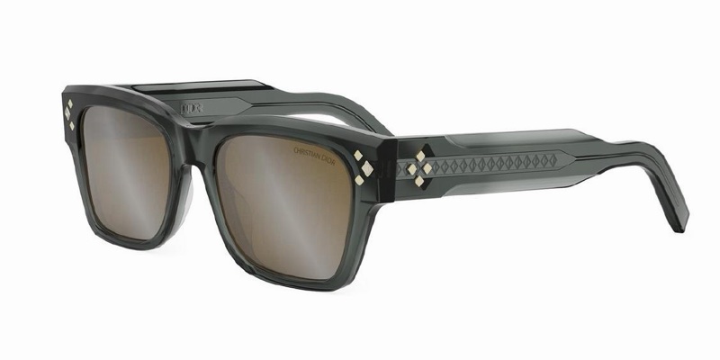 Dior 男士 全框太陽鏡54 均碼碼橋寬: 1.9cm; 鏡腿長: 14.5cm; 鏡片直徑: 5.4cm-1