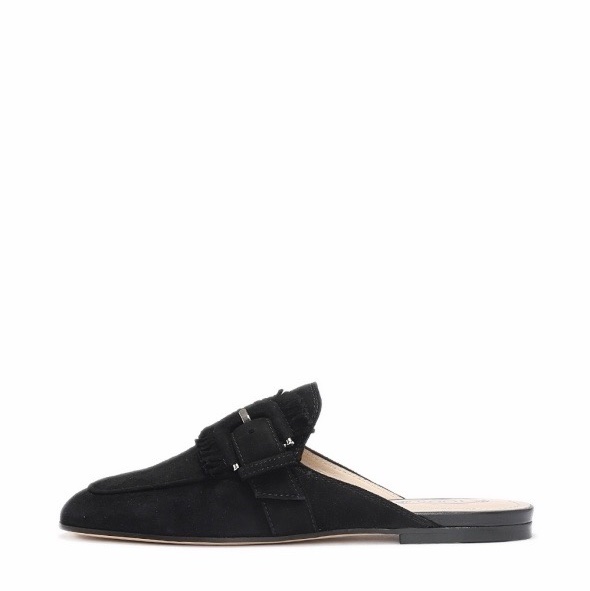 Tod's 女士 流蘇邊搭扣無帶穆勒鞋35 35.5 36碼-1