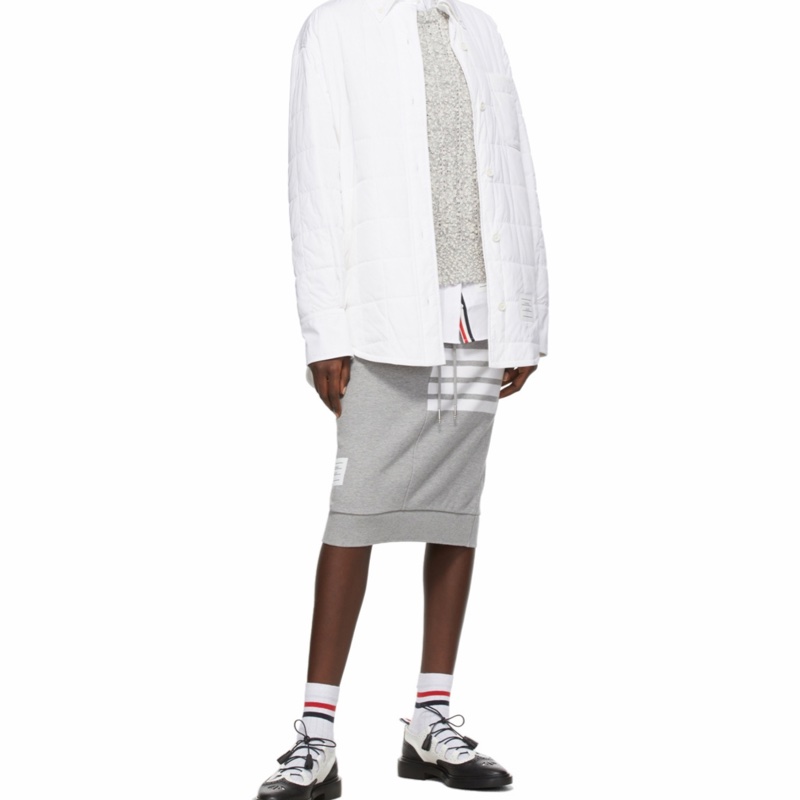 Thom Browne 女士 四條紋半身裙IT-36 IT-38 IT-40 IT-42 IT-44碼-4