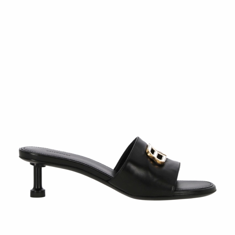 Balenciaga 女士 徽標高跟拖鞋35.5 36 36.5 37 37.5 38 39碼跟高: 6cm-5