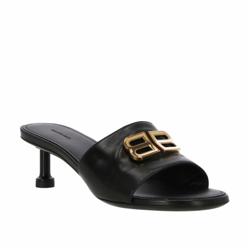 Balenciaga 女士 徽標高跟拖鞋35.5 36 36.5 37 37.5 38 39碼跟高: 6cm-6