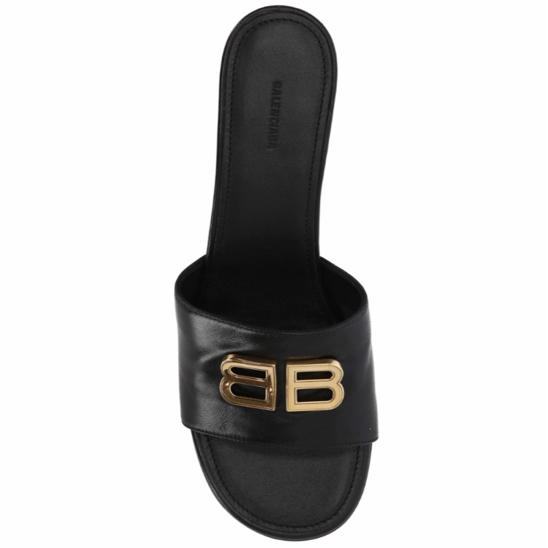 Balenciaga 女士 徽標高跟拖鞋35.5 36 36.5 37 37.5 38 39碼跟高: 6cm-7