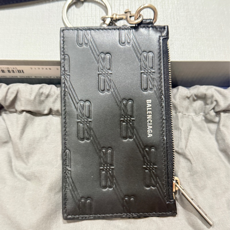 （全新）BALENCIAGA/巴黎世家  皮革壓紋卡夾-8