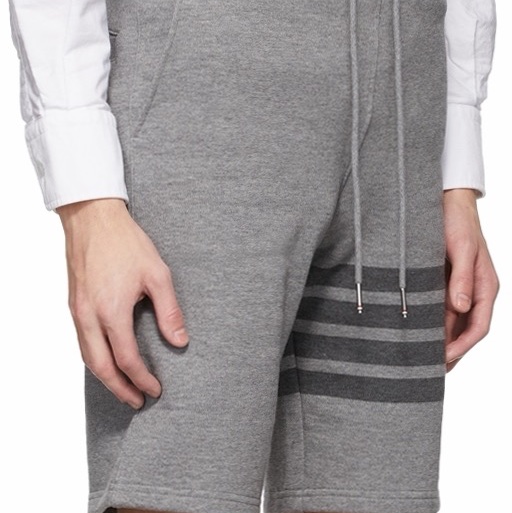 Thom Browne 男士 條紋系帶短褲0 1 2 3 4 5碼-1