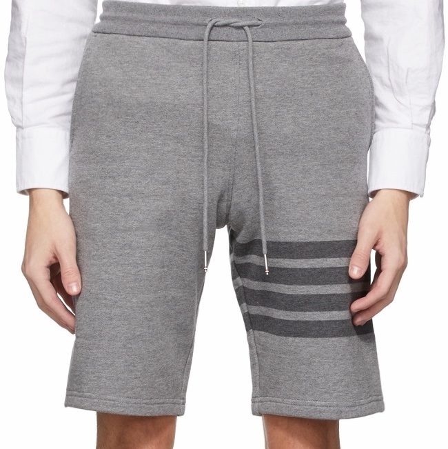Thom Browne 男士 條紋系帶短褲0 1 2 3 4 5碼-4
