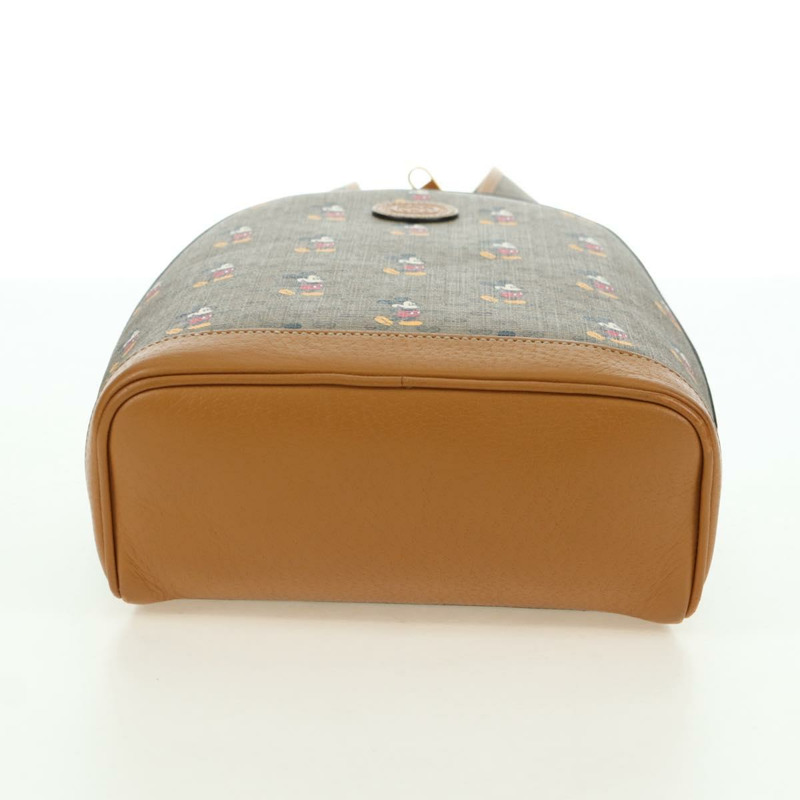 【日本直送】GUCCI Micro GG Supreme Disney 雙肩包 PVC 米色 金色 552884 正品 YKZ1317M-4