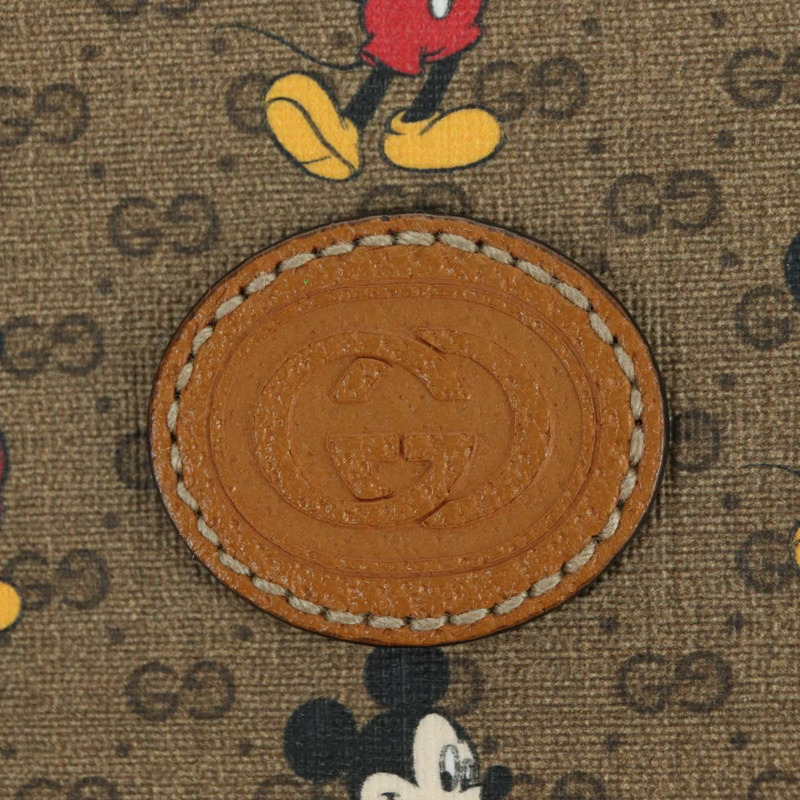 【日本直送】GUCCI Micro GG Supreme Disney 雙肩包 PVC 米色 金色 552884 正品 YKZ1317M-19
